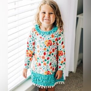 Girl’s Autumn Fields Dress with Bloomers